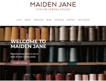 Tablet Screenshot of maidenjane.com